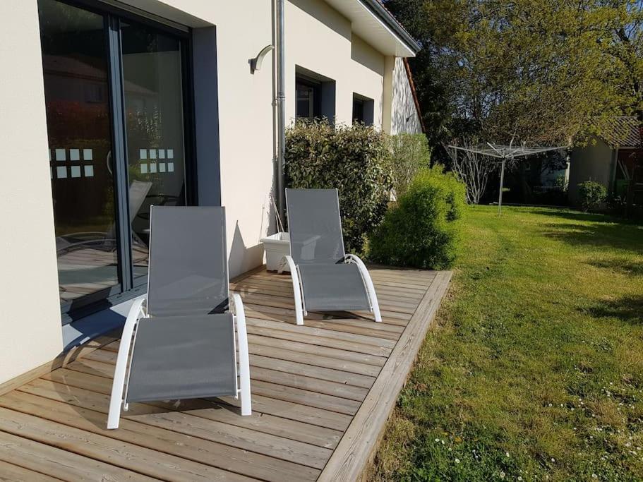 9 Pers 160 M² +Jardin- 10Mn Nantes -30Mn Mer Bouguenais Kültér fotó